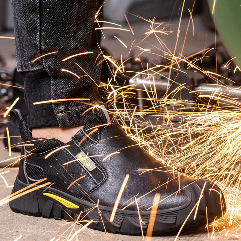 Waterproof Work Shoes 6KV Insulated Electrical Shoes Anti Scalding Safety Shoes Anti-smash Anti-puncture Indestructible Shoes