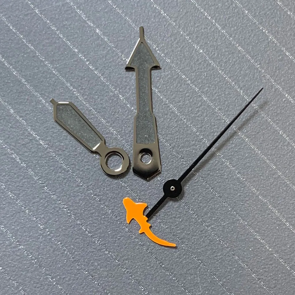 นาฬิกาข้อมือสีเขียวเรืองแสงพร้อมเต่า/ปลานาฬิกามือสองสำหรับเปลี่ยนการเคลื่อนไหวอัตโนมัติ Nh35/36/4R/7S