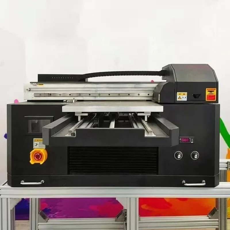 A2 UV Printer Phone Case Flatbed for Flat & Cylindrical Surface Printing - Suitable for PVC Glass Leather Wood - New Model