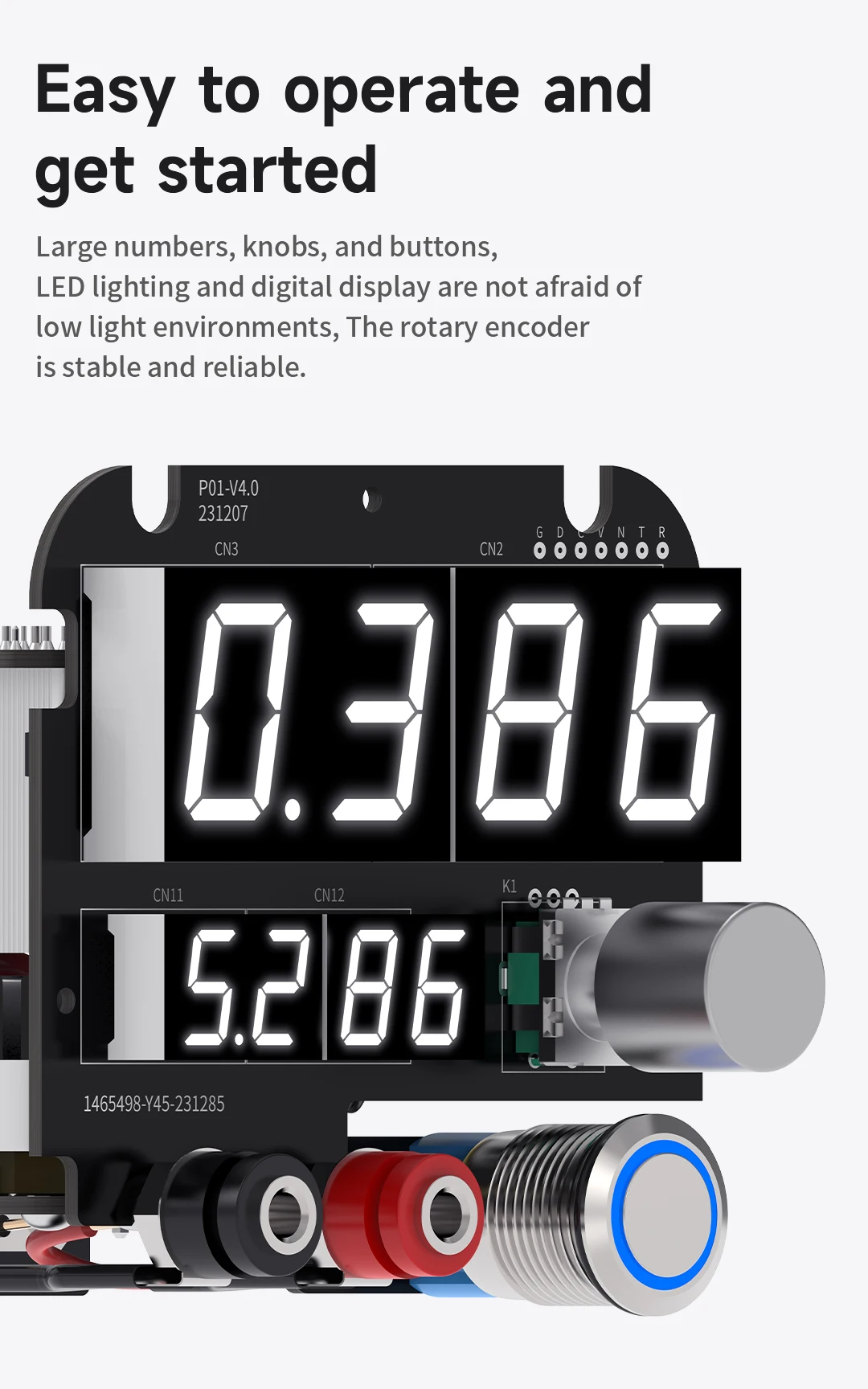 MECHANIC  DC1505 desktop power supply Heat dissipation LED display with multiple interfaces 110V 220V adjustable power supply