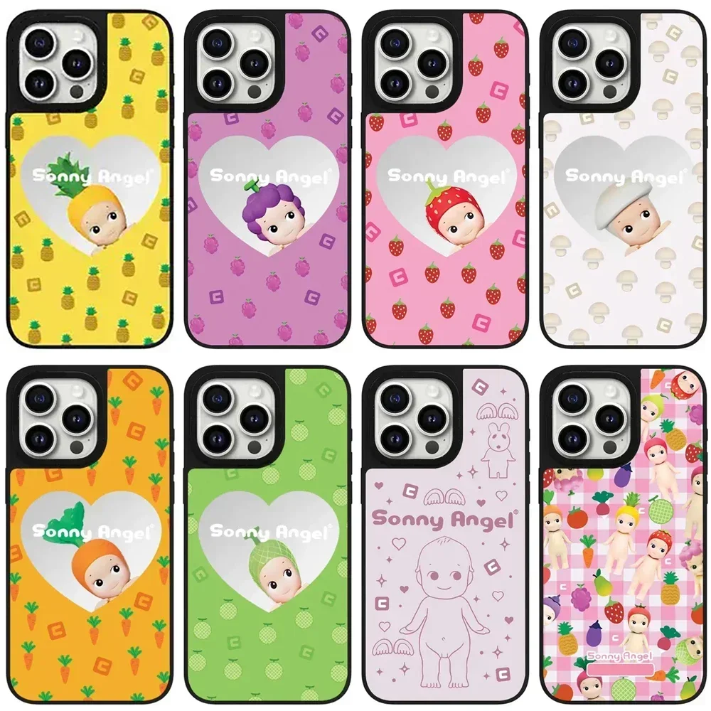 

Cute Baby Mirror Magnetic iPhone 11 12 13 15 14 Pro Max Protective Case, Fits iPhone 15 Pro Max