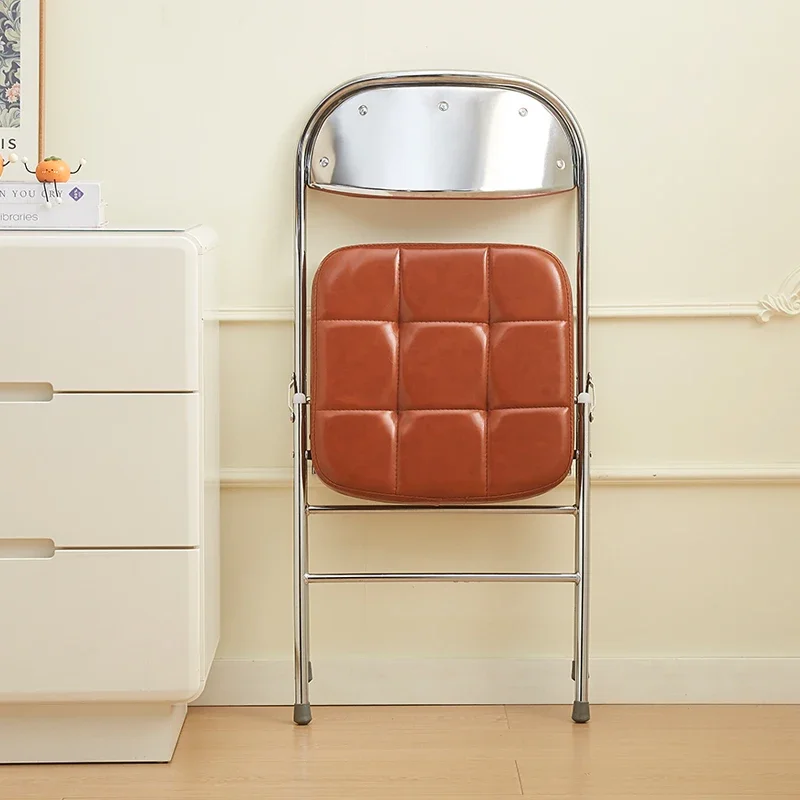 

Folding chair extra thick commercial household back chair simple office training dormitory computer large