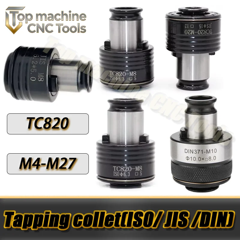 

ISO DIN JIS Quick Change Tapping Collet GT12 M2 M4 M5 M6 M8 M10 M12 M14 M16 Pneumatic Machine Overload Protection CNC Tools