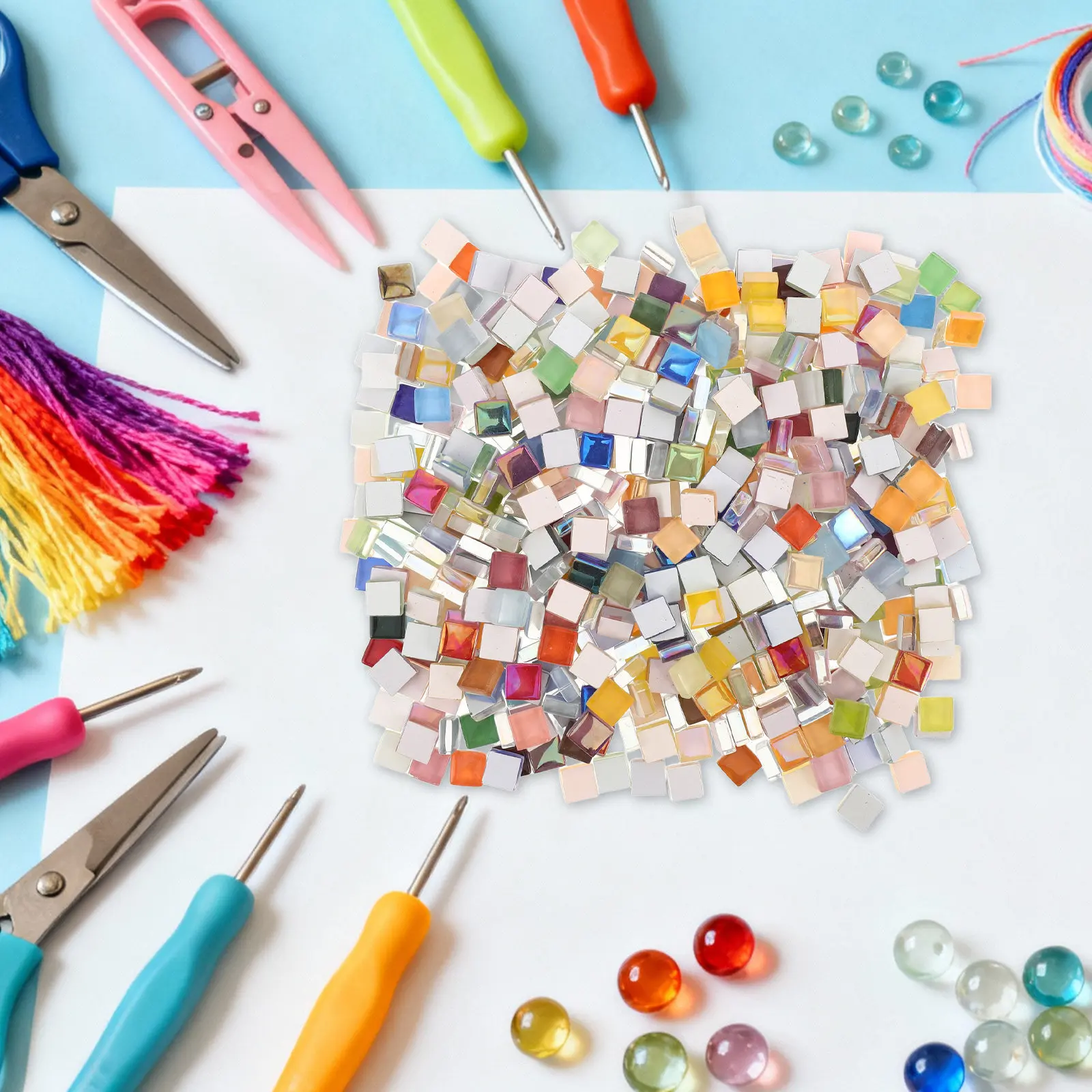 450Pcs Glass Mosaic Materials  - Art Craft Easy recension och pris