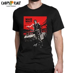 Men T-Shirt INTERCEPTOR Mad Max Casual Pure Cotton Tees Short Sleeve Tom Hardy T Shirt Crewneck Tops Plus Size