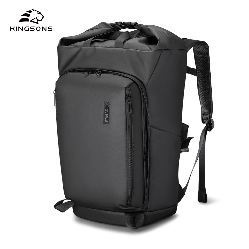 

kingsons Waterproof Men's Business Travel Laptop Backpack Anti-Theft Gold Saint Multifunctional Shoulder Bag