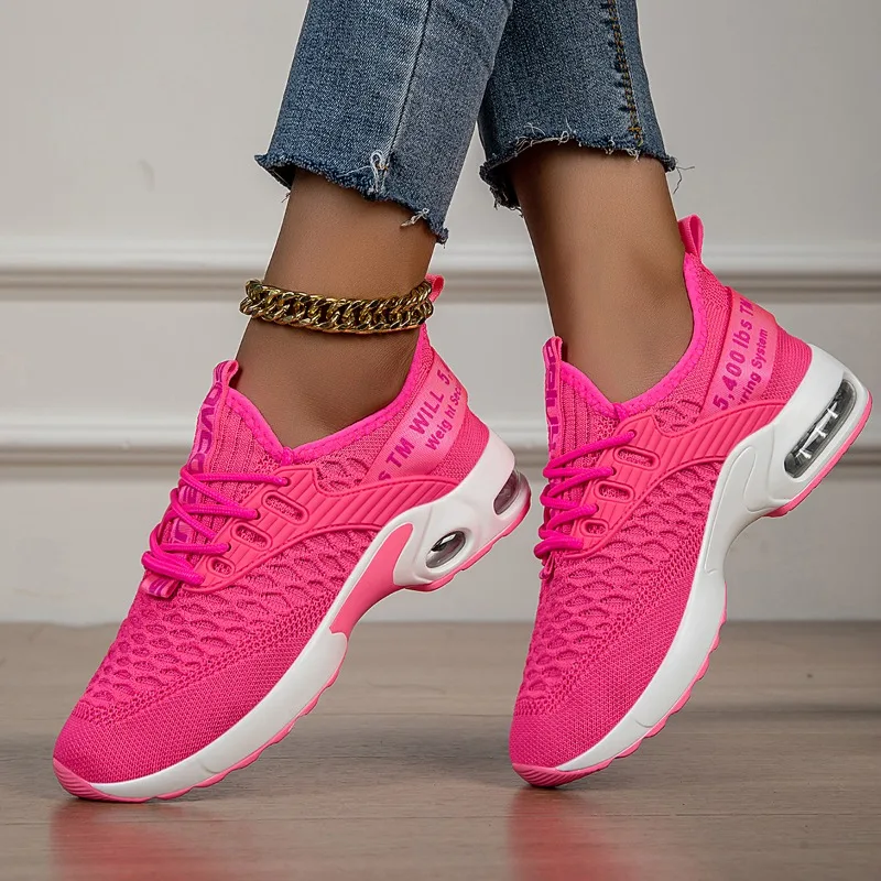 

Женские кроссовки для бега на открытом воздухе, легкие, противоскользящие, износостойкие, повседневные, спортивные, дышащие, для ходьбы
