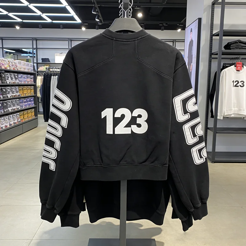 

Свитшоты RIVINGTON Roi Ret RRR 123 с белой вышивкой и нашивкой, унисекс, высокое качество, свободный крой, черные худи