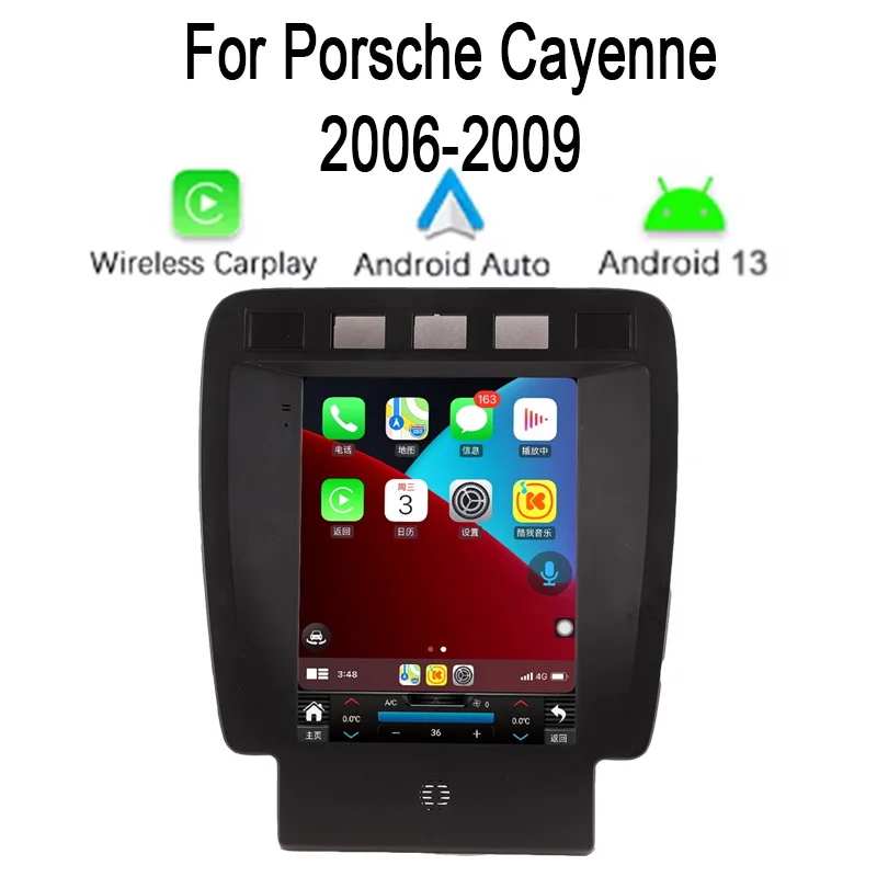 

9.7 Inch Android 13 System 4G WIFI For Porsche Cayenne 2006-2009 Wireless Carplay GPS Navigation Car Radio Player Multimedia