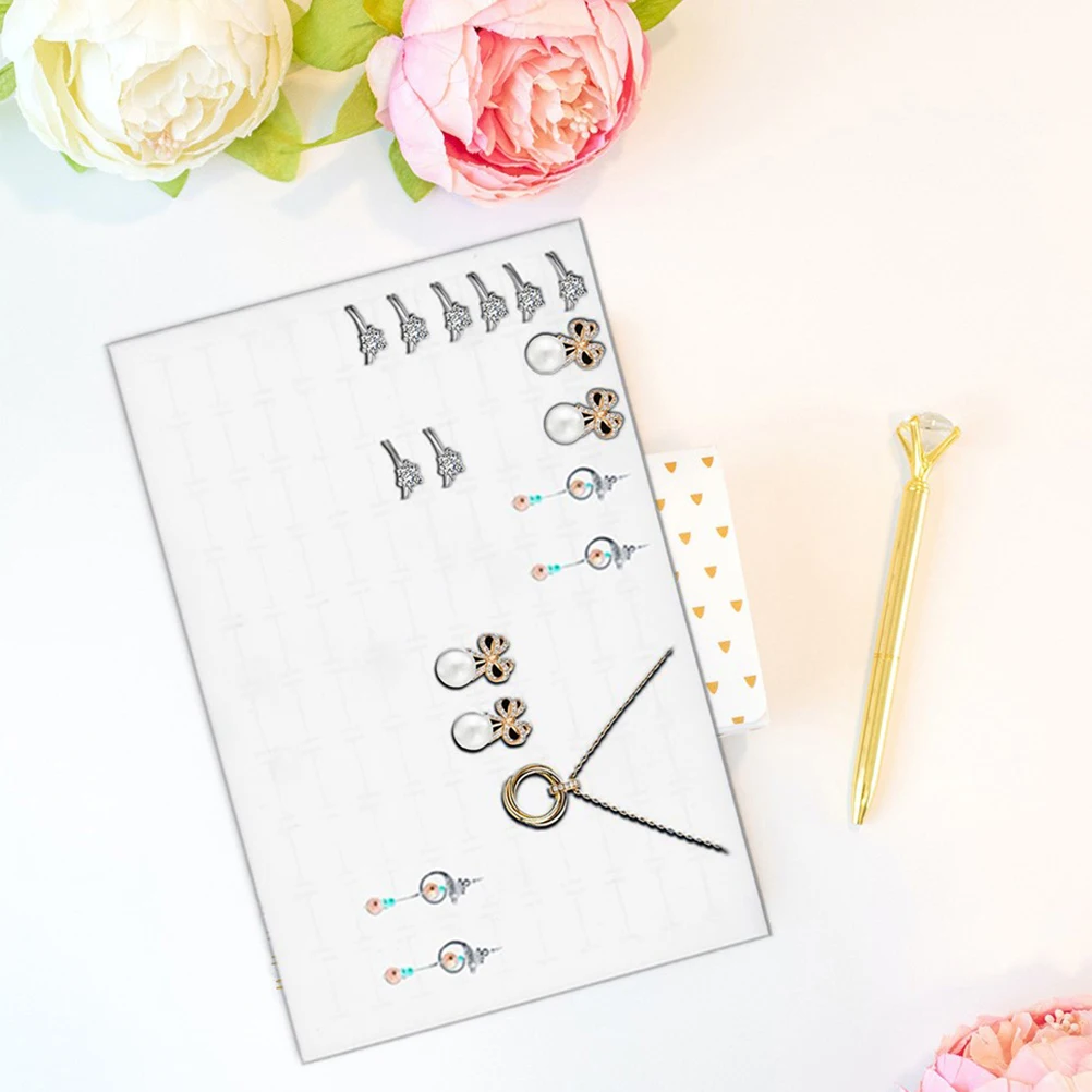 

10 шт., вставки для шкатулки для драгоценностей, коврик, держатель для колец, дисплей для сережек, органайзер для хранения, лоток, держатель для губки для сережек, кольцо, коврик для губки