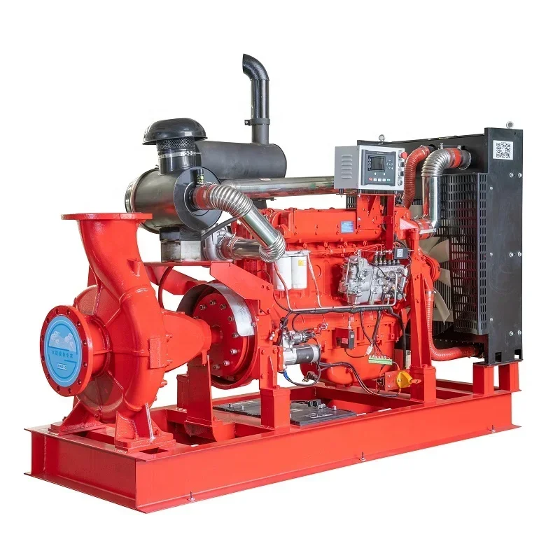 EDJ Series Skid Mounted Fire Pump System for Purity Water Fire Fighting 500GPM