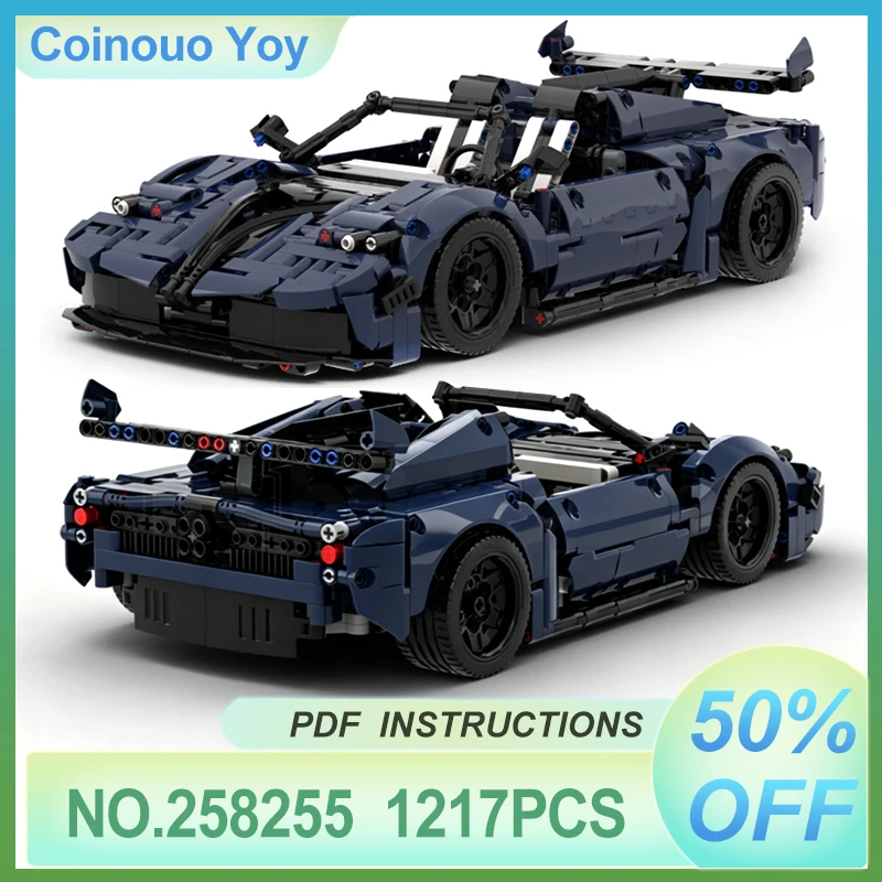 

Display-worthy MOC-258255 Technical New Cool Sports Speed Vehicle Building Blocks Model Puzzle DIY Toys Brithday Gifts Kids Sets