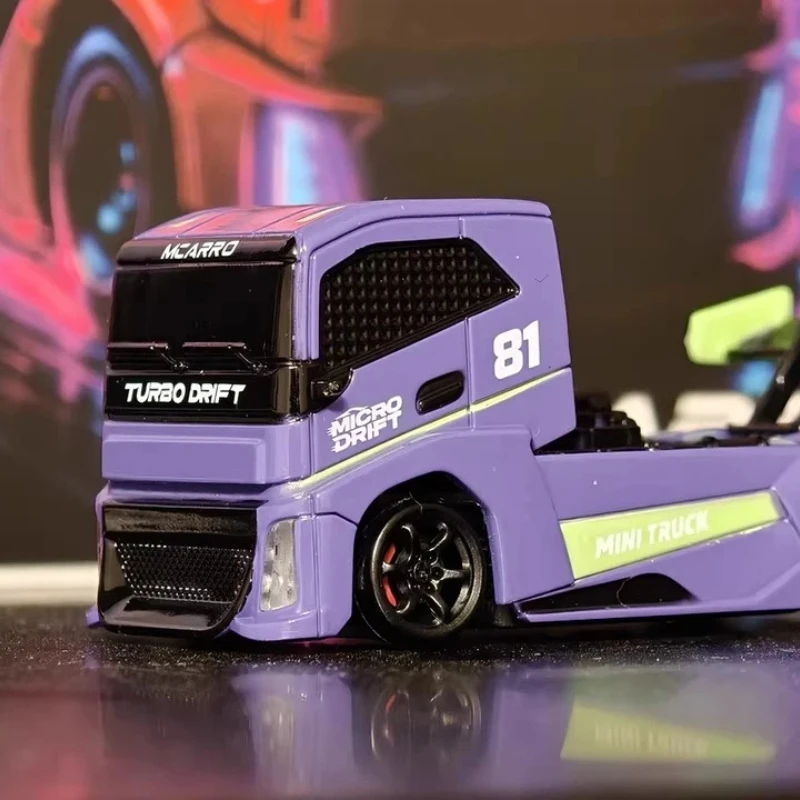 

MICALOT 1:87 Mini Remote Control Drift Car Mc081 4wd Drift Remote Control Truck Desktop Racing Toy Festival Gift