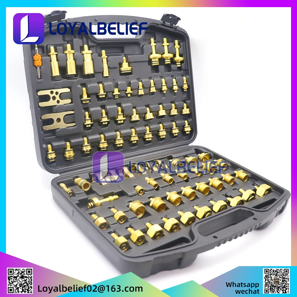 AC Universal Leck Test Adapter Leck Erkennung Reparatur Werkzeug leck detektor Für Europa Amerika Asien Auto Fit für 90% Autos