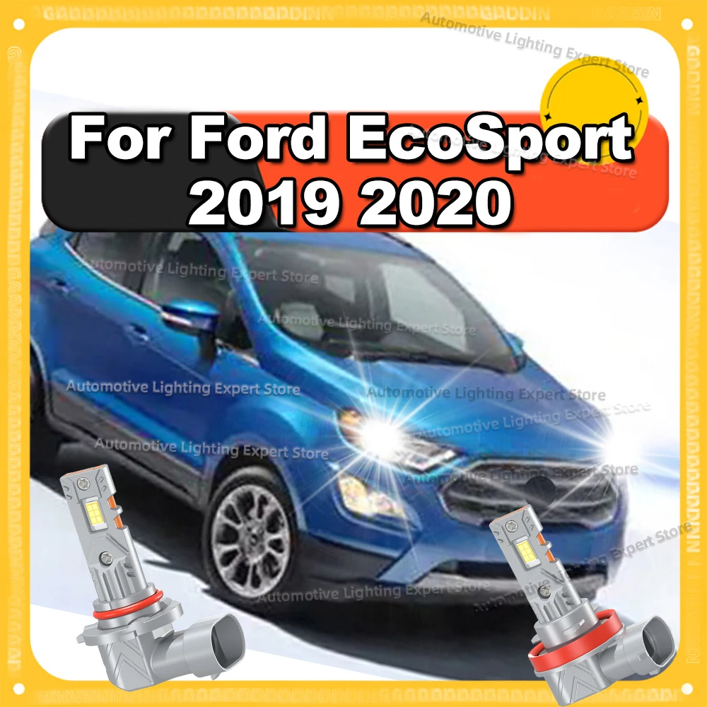 2/4Pcs 180W Turbo LED Headlight Bulbs CANBUS Lights CSP Wireless For Ford EcoSport 2019 2020