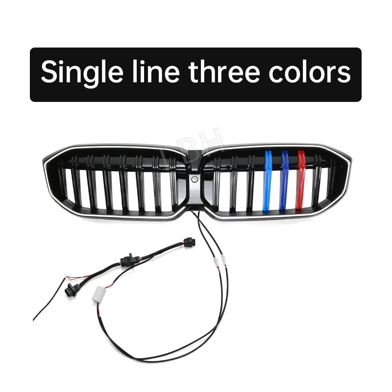 

for BMW 23 new 3 Series G28 center grid grid modified single-line three-color LED light center grid intake Grille car Mesh Grill