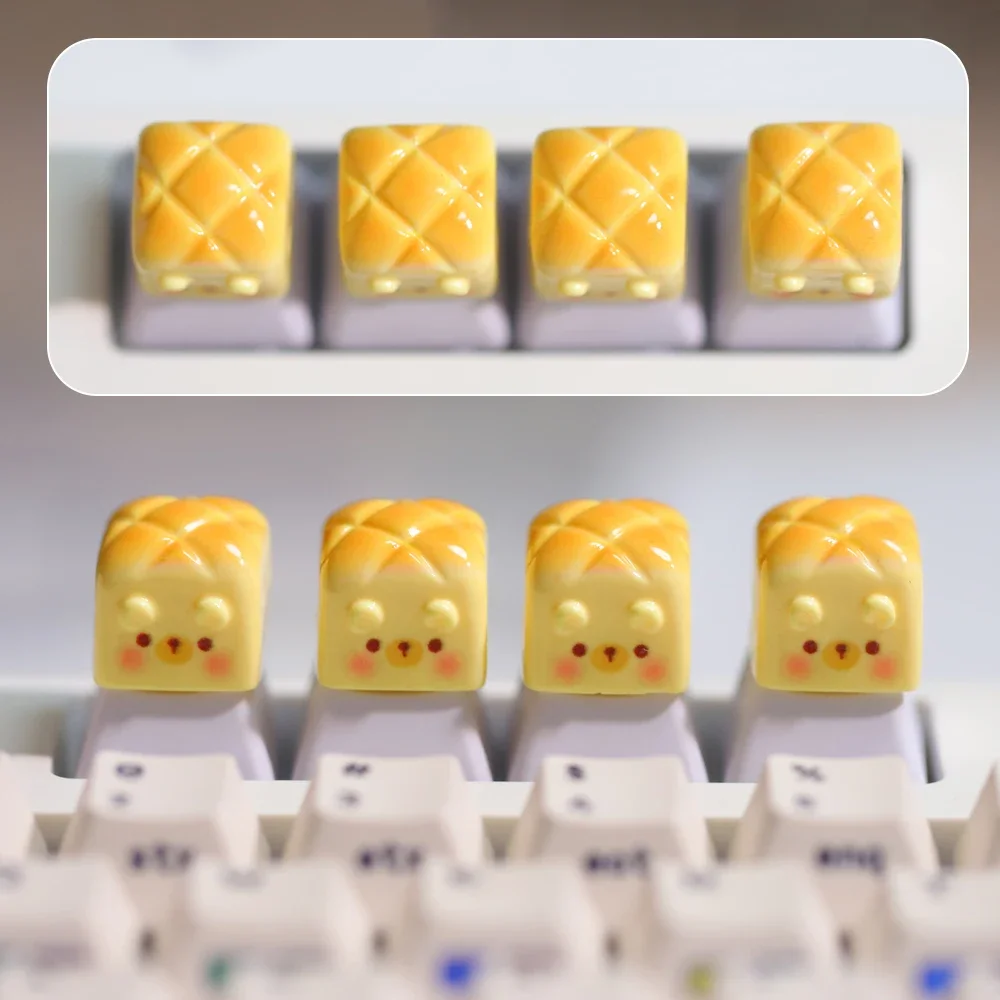 Kawaii Nail Keycap, Cute Manicure Long Nail Key Cap for MX Switch Gaming Keyboard Gift
