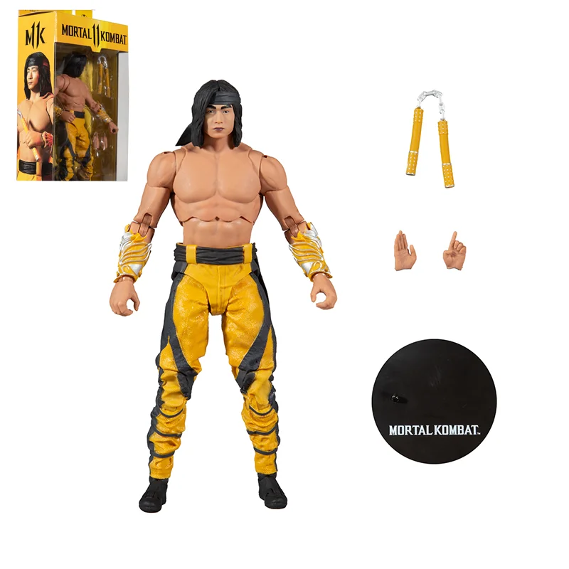 

McF Mortal Kombat Liu Kang Shaolin Version Game Action Anime Figure Collection Ornament Model Toys Gift NEW For Children