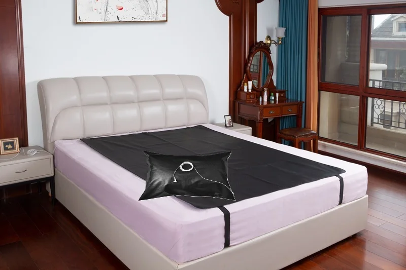 

MAXSHARER Grounding Leather Mattress with Grounding pillow case Conductive Leather Earthing mattress sleep mat for Better Sleep