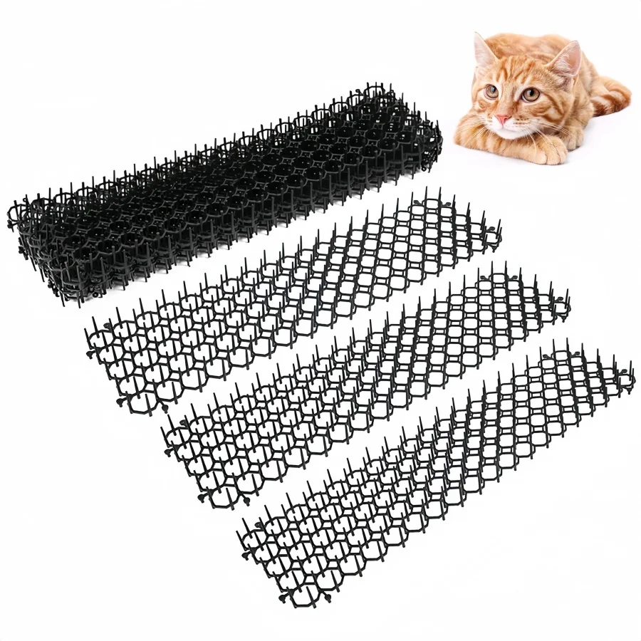 Anti-Katzen-Spitzenteppich für den Heimgebrauch, Katzenabwehrnetz, Spitzennetz zum Verbinden, Absperrgitter für Haustierbereiche, 13*49cm, Anti-Katzenkratz – Detail 9