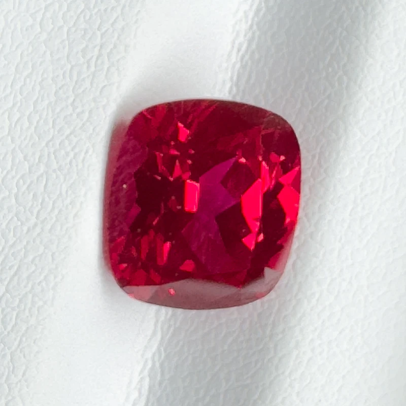 Lab Grown Ruby Rectangular Cushion Cut Pigeon Blood Red Top Quality Gemstone For Jewelry Making with AGL Certificate