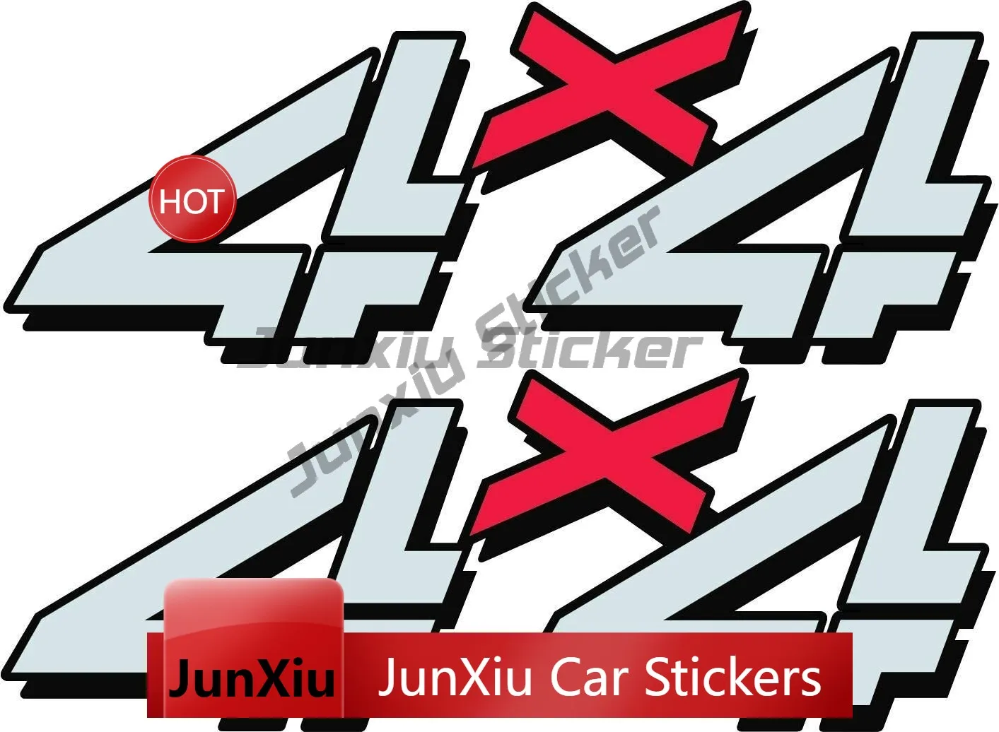 2 Stück Z85 4x4 Offroad-Aufkleber 4WD Geländewagen-Serie Dekals Persönliche Wasserdichte Tarnfarben JDM Tuning SUV-Aufkleber – Detail 23