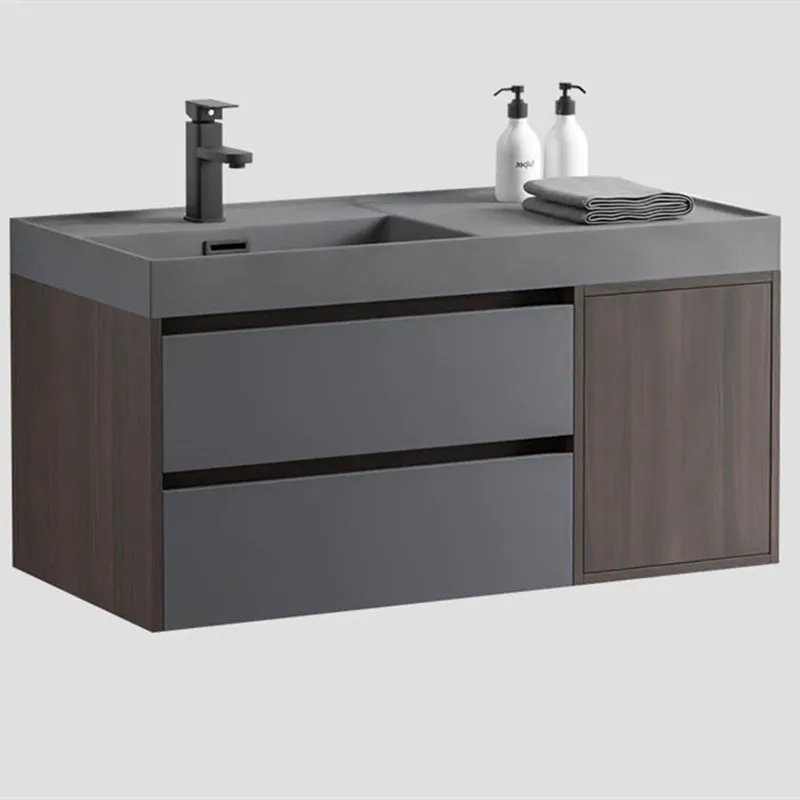 Hotel Washroom Rectangular Shape Single Shape Bathroom Cabinet