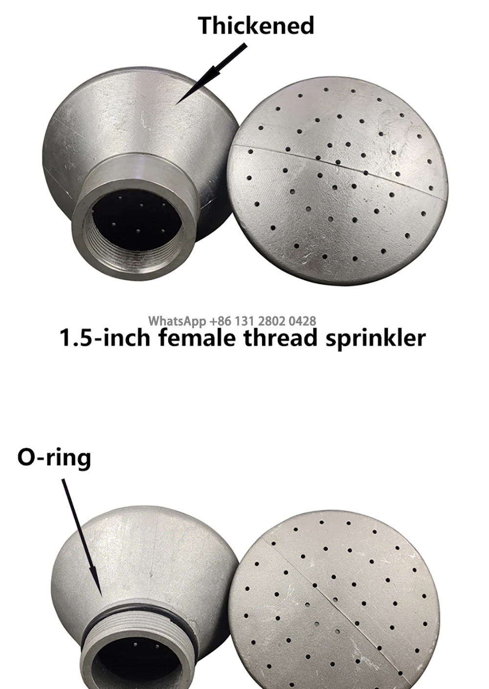 Water Truck Spray Nozzle for Multi-purpose Green Sprinkler Car, 2 Inch Thickened Spray Nozzle image 6