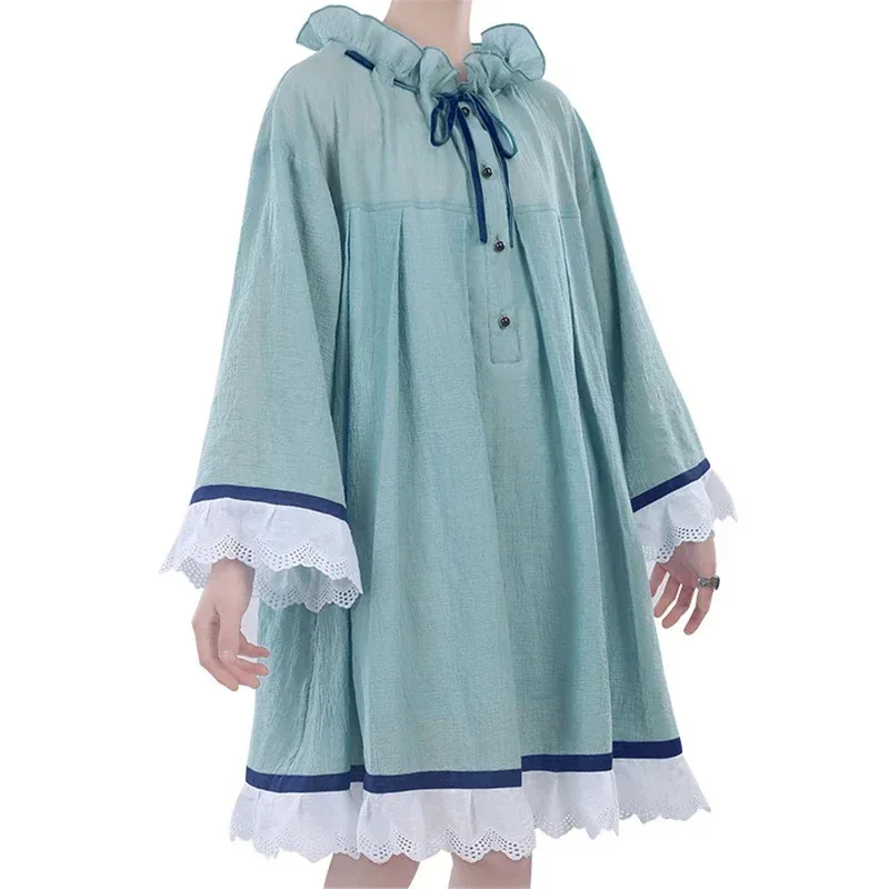 Agcos 블랙 버틀러 Ciel Phantomhive 코스프레 의상 여성 러블리 드레스 ciphanel tomhive nightdress 2025 Hot Sale