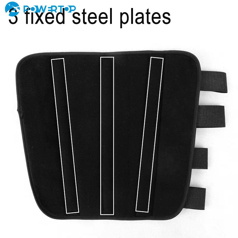 Arm Splint Brace Support Adjustable Elbow Joint Recovery Protect Band Belt Strap with 3 Fixed Steel Plates for Children Adults
