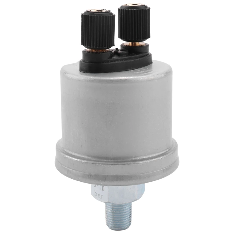 Sensor de pressão de óleo universal Vdo, Crew Plug Alarm, peça do gerador, 0 a 10 bares, 1/8 NPT, 10mm