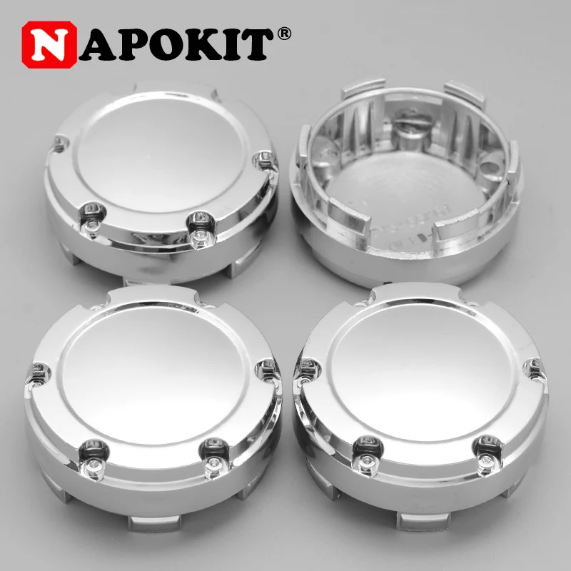 4pcs 61mm Car Wheel Center Hub Cap Cover Wheel Rim Hubcap Dust-proof Cover