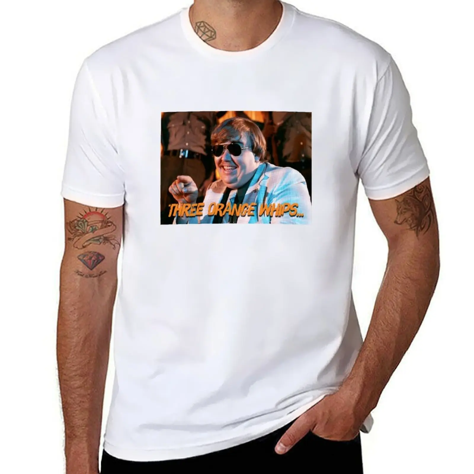 

Three Orange Whips... T-Shirt cotton t shirts man 100% t shirts for man cotton T-Shirt