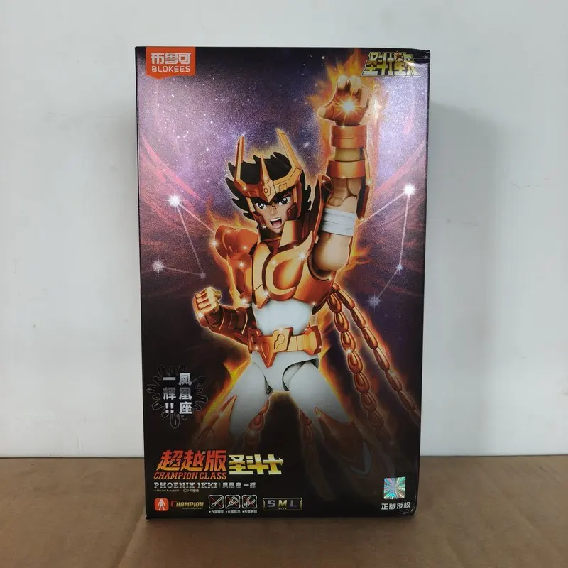 Blokees Saint Seiya Phoenix Ikki Action Figure Champion Class Assemble Model Collectible Desktop Display Gift For Anime Fans