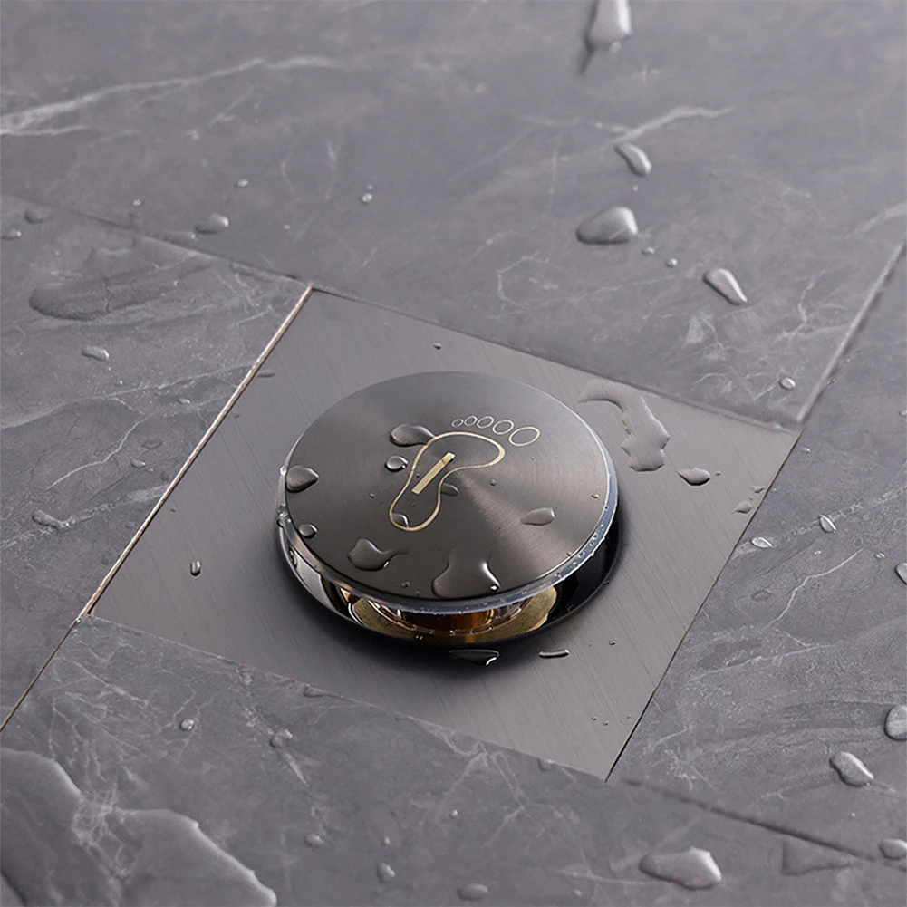 

Для ванной комнаты Essential круглый сливной фильтр для пола из прочной нержавеющей стали 304, автоматический магнитный клапан закрытия