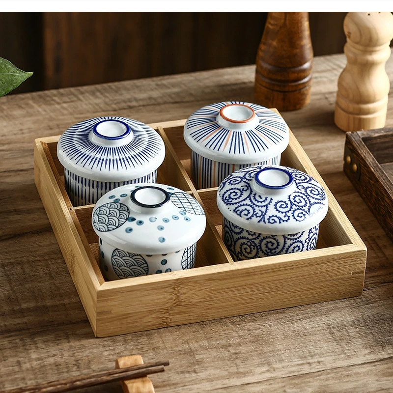 Ceramic Small Soup Lid Household Celadon Tableware Steamed Water-proof Tureen Kitchen Supplies