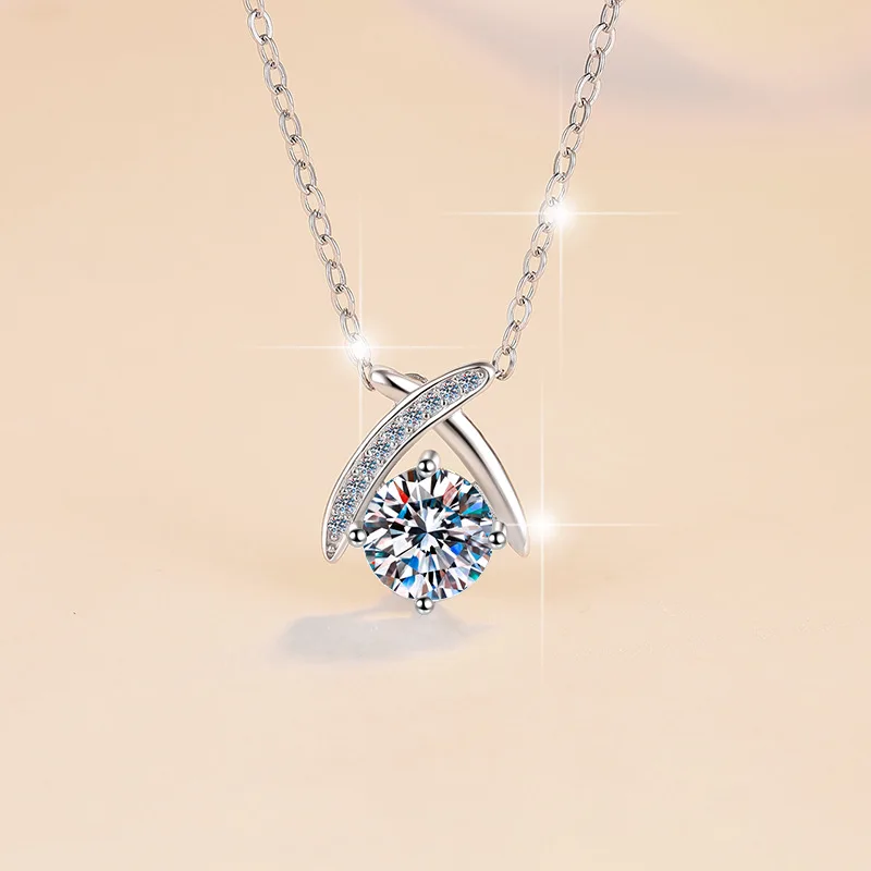 

Новое колье-подвеска из стерлингового серебра 925 пробы с простым дизайном и цирконом 5А для женщин, свадебные украшения, изысканные аксессуары, модные подарки для вечеринок