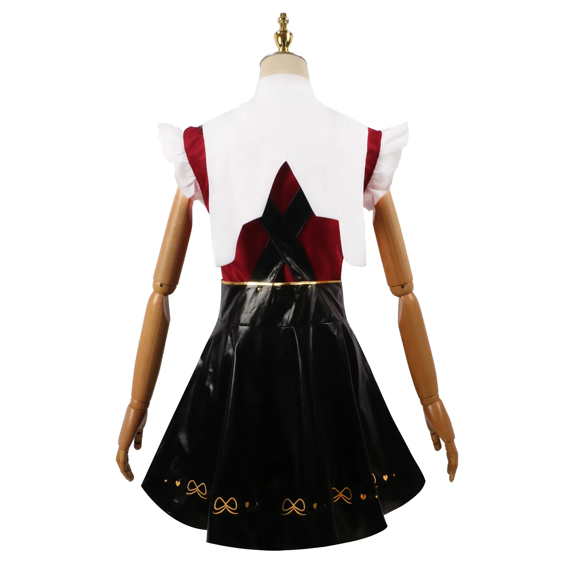 Anime Needy Girl Cosplay Costume, KAngel Ame Chan, jupe en cuir, uniforme JK, jeu Abyss, cochon dose, fête de carnaval