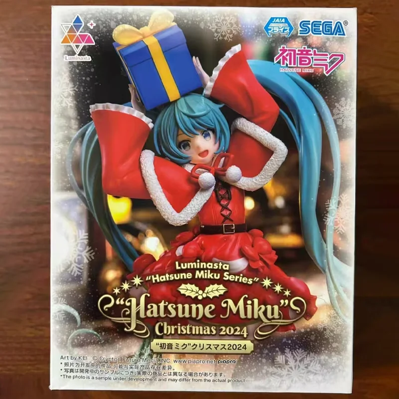 Auf Lager Original SEGA VOCALOID Hatsune Miku 2024, Weihnachtsgeschenk, PVC, Anime-Figur, Modell, Sammlerfigur, Spielzeug, Desktop-Ornament