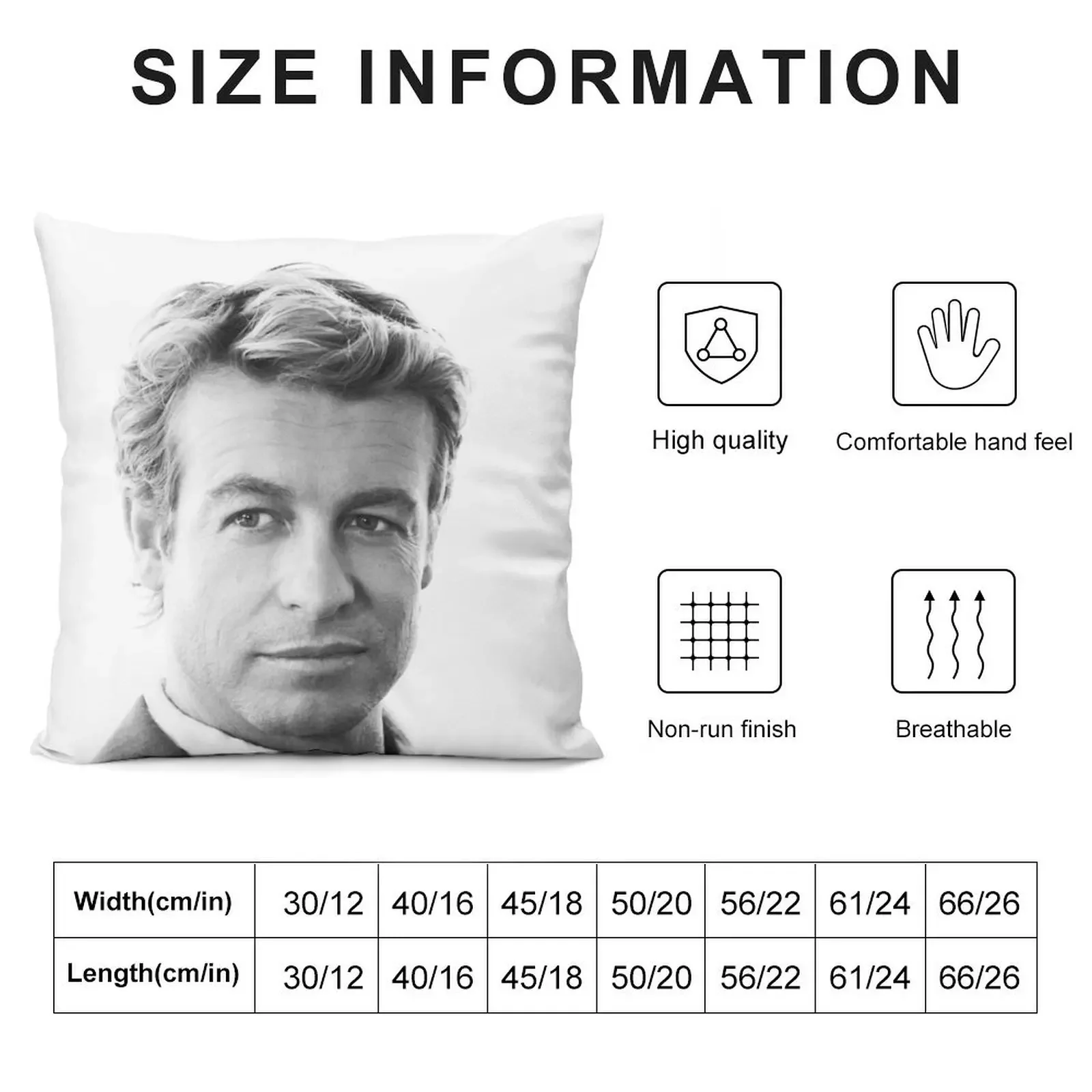 The Mentalist Throw Pillow sleeping pillows luxury home accessories Sitting Cushion pillow