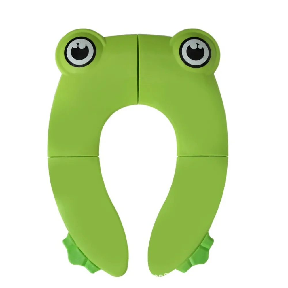 

Portable Folding Potty Seat Frog Shape Non Slip Travel Toilet Seat Safe Material High Quality Toilet Training Seat Children's