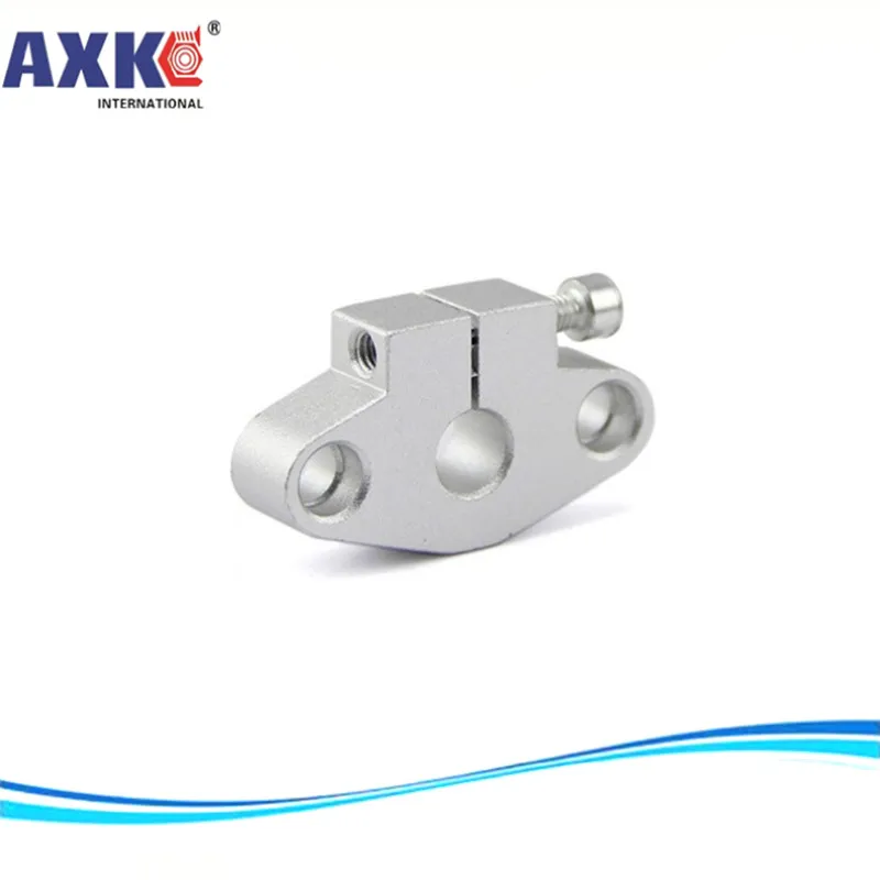 AXK 4p SHF8 SHF10 SHF12 SHF16 bearing shaft support for 8mm 10mm 12mm 16mm rod round shaft support diy XYZ Table CNC  3D Printer