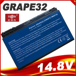 14.8V 8 Cells battery For Acer Extensa 5220 5235 5620 5630 7620 TravelMate 5320 5520 5720 7720 7520 6592 TM00741 TM00751 GRAPE32
