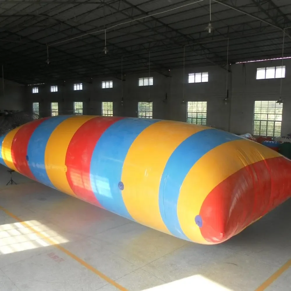 Inflatable Jumping Pillow Big Size 10x3M Inflatable Water Catapult Blob Water Sport Toy Floating Water Blob For Adults With Pump