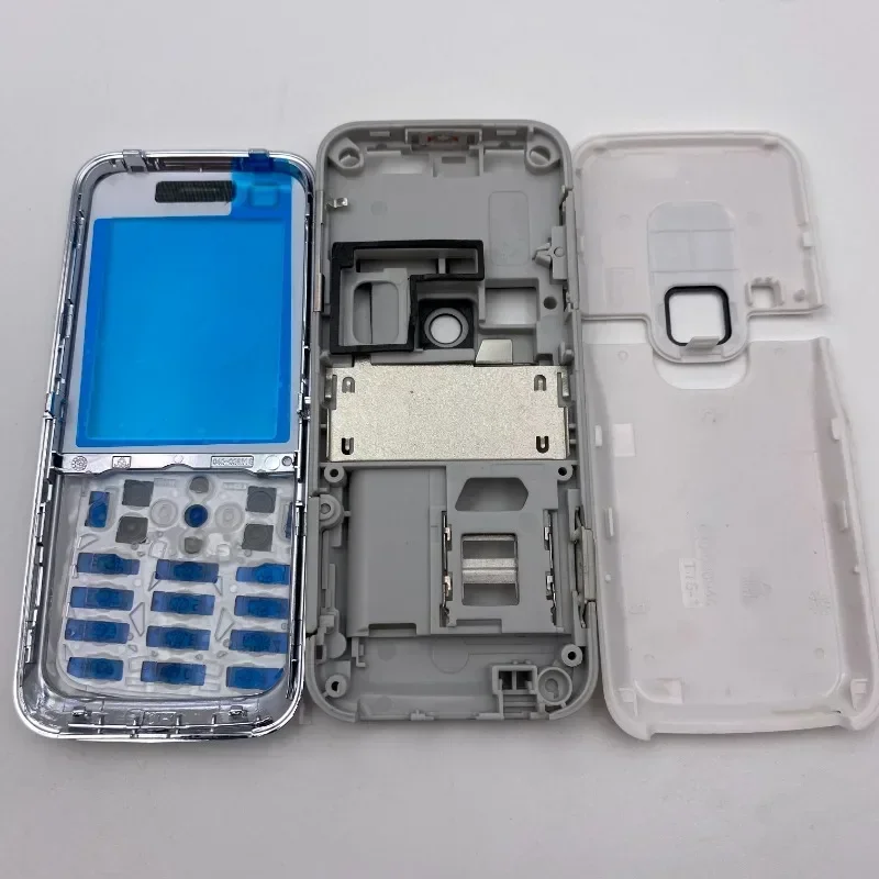 New Phone Full Housing for Nokia 6120 6120C Cover Case+Keypad+battery Back Cover