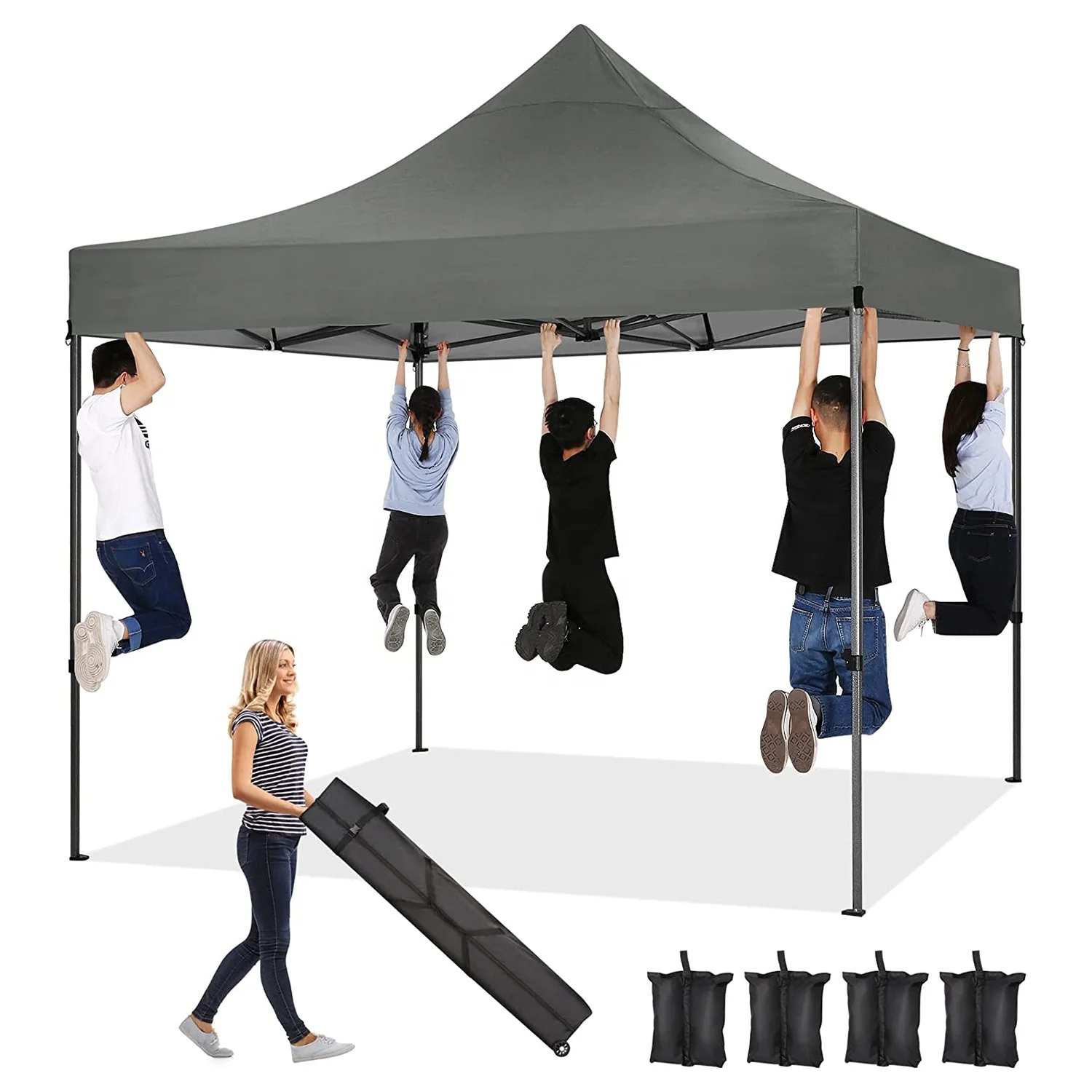 

10x10 Pop up Canopy Tent Commercial Instant Canopies Heavy Duty Canopy Stable Tent Pop up Gazebo