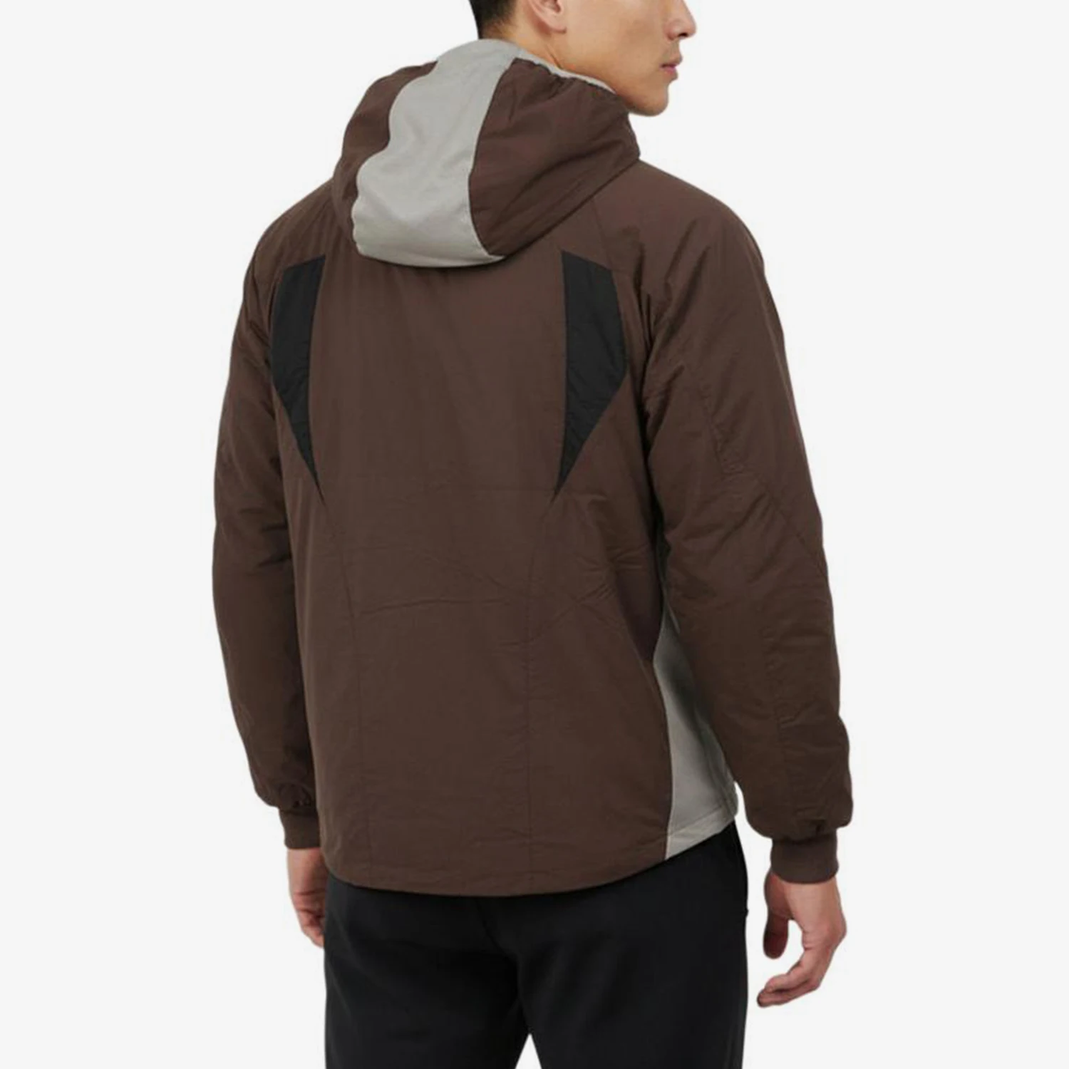 Adidas genuine autumn and winter men's hooded fashionable zipper sports cotton jacket KH0414
