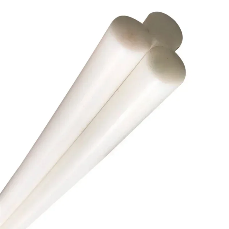 White POM nylon rod Diameter 60mm Hard Plastic Polyoxymethylene Rod Stick Length 160MM