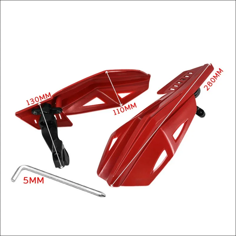 Universal Motorcycle Hand Guard 22mm Motorbike Windproof Handlebar Handguard Motocross Scooter Dirt Bike Protector Shield