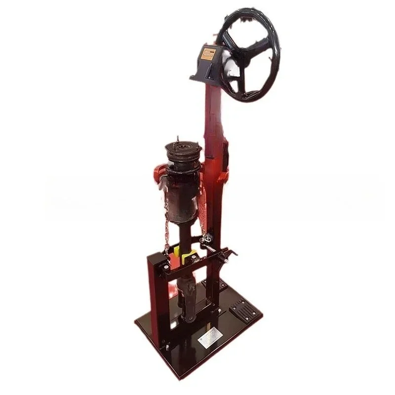 Hand-cranked shock absorber spring compressor Automotive shock absorber spring disassembly tool Compressor